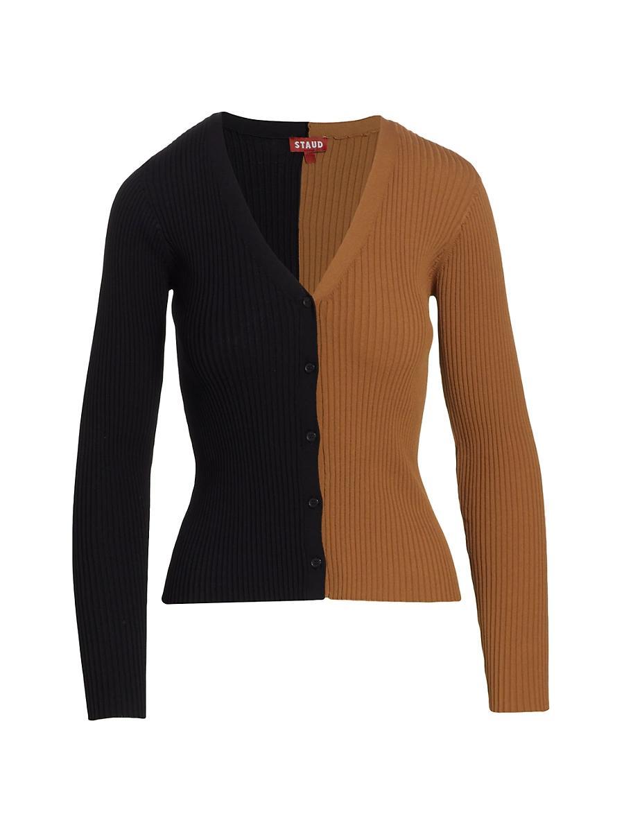 Womens Cargo Colorblock Cardigan Product Image