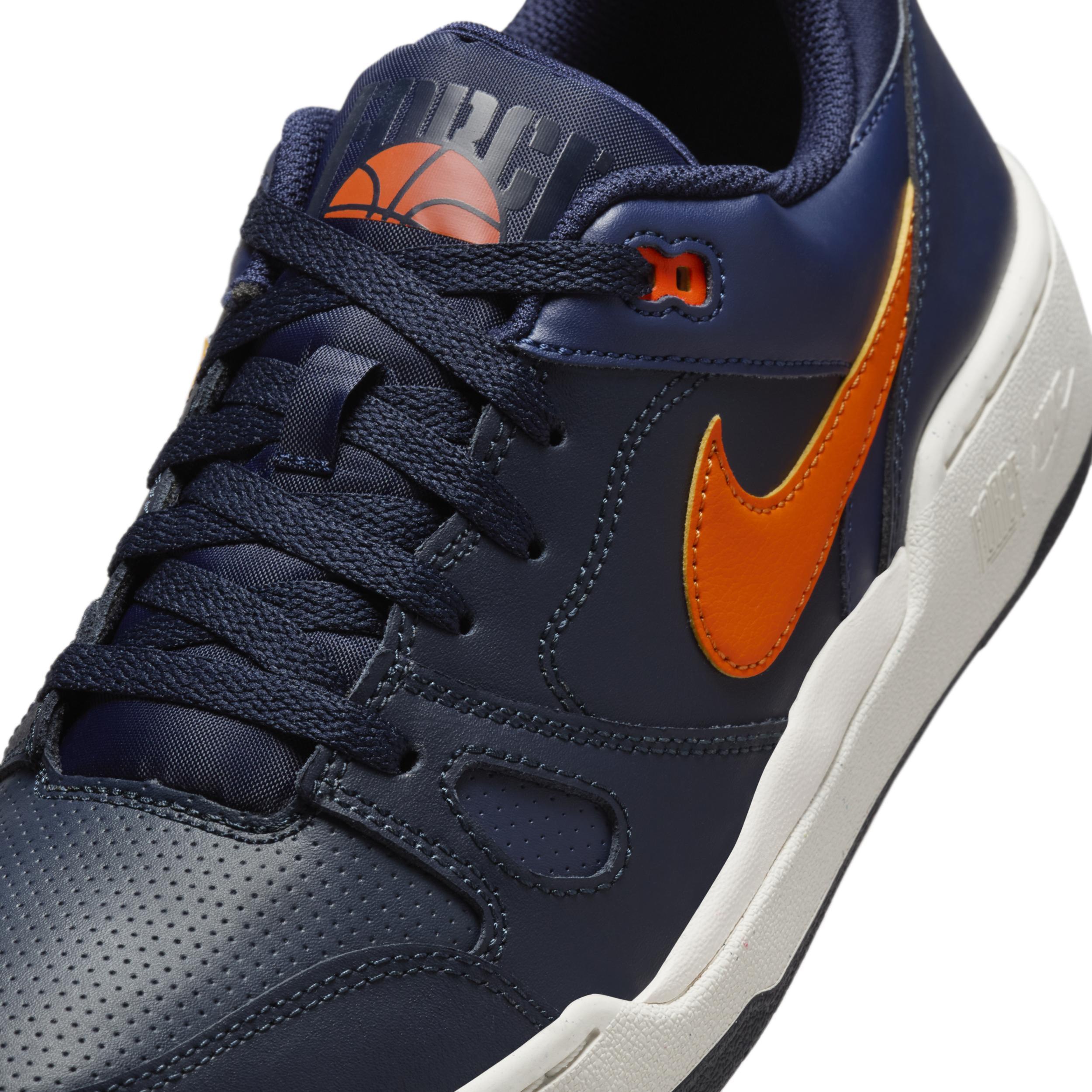 Nike Mens Nike Full Force Low - Mens Shoes Safety Orange/Dark Obsidian/Obsidian Product Image