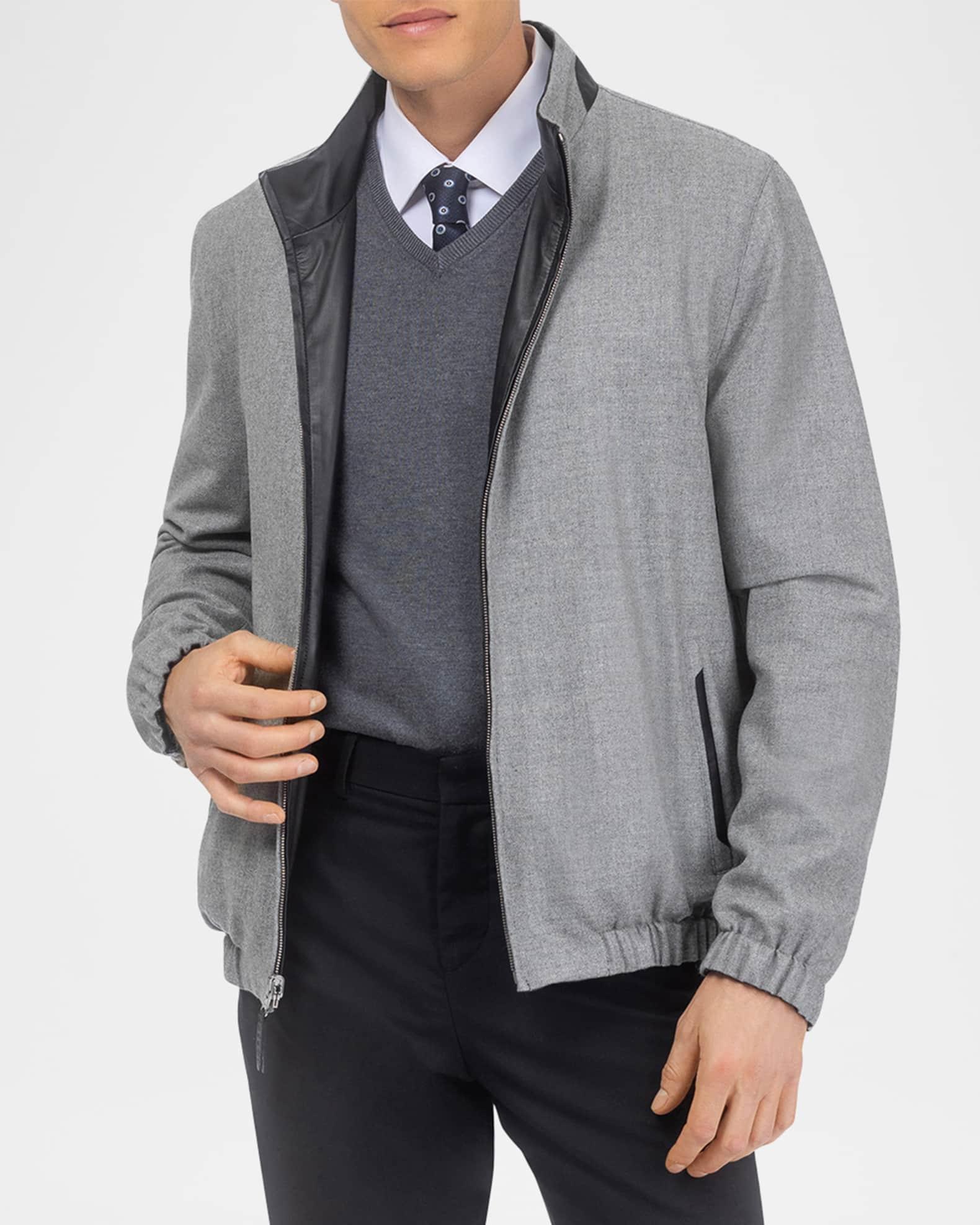 Men's Reversible Nappa Leather & Loro Piana Cashmere-Wool Jacket Product Image
