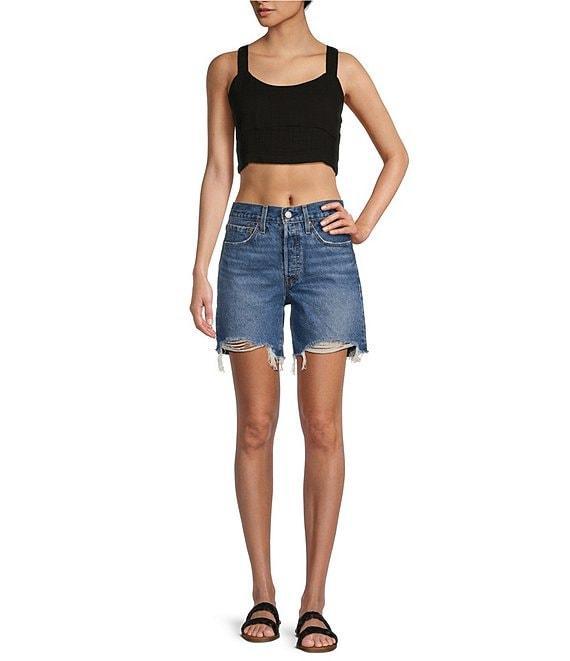 Rip Curl Premium Surf Printed Double Weave Crop Tank Top Product Image