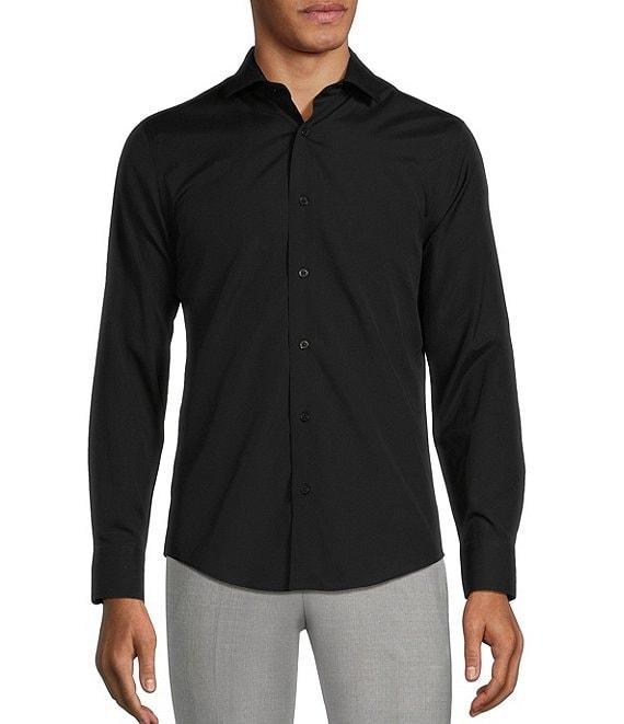 Murano Slim-Fit Non-Iron Solid Long-Sleeve Woven Shirt Product Image