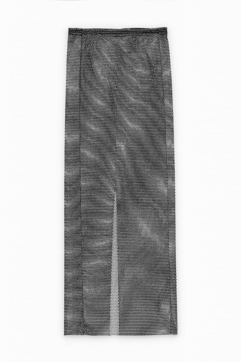 Rhinestone Slip Maxi Skirt Product Image