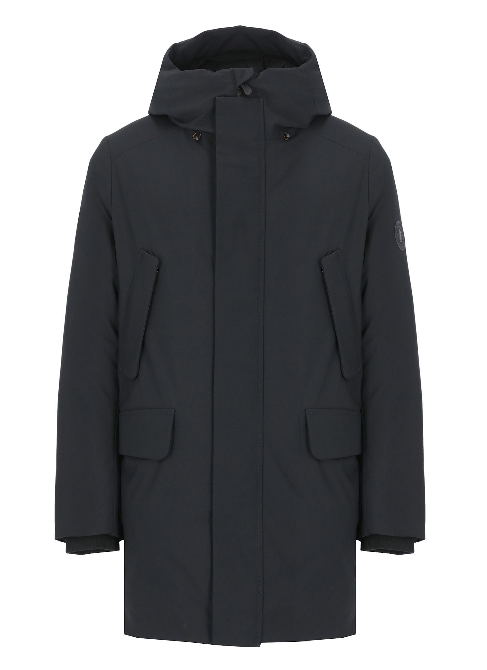 SAVE THE DUCK Wilson Hooded Parka In Black Product Image