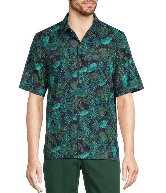 L.L.Bean Tropics Print Short Sleeve Woven Shirt Product Image
