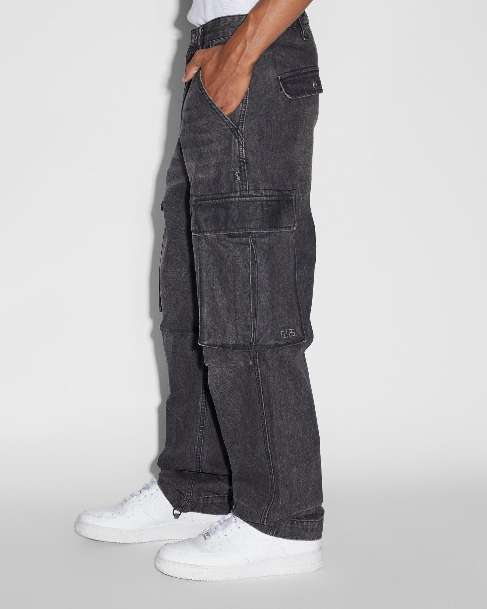 RIOT CARGO PANT FADED BLACK Male Product Image