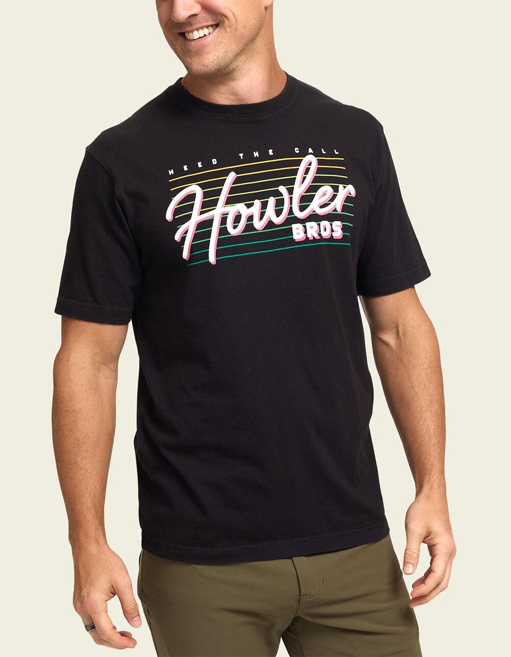 HOWLER BROTHERS Beach Club Mens Tee - BLACK Product Image
