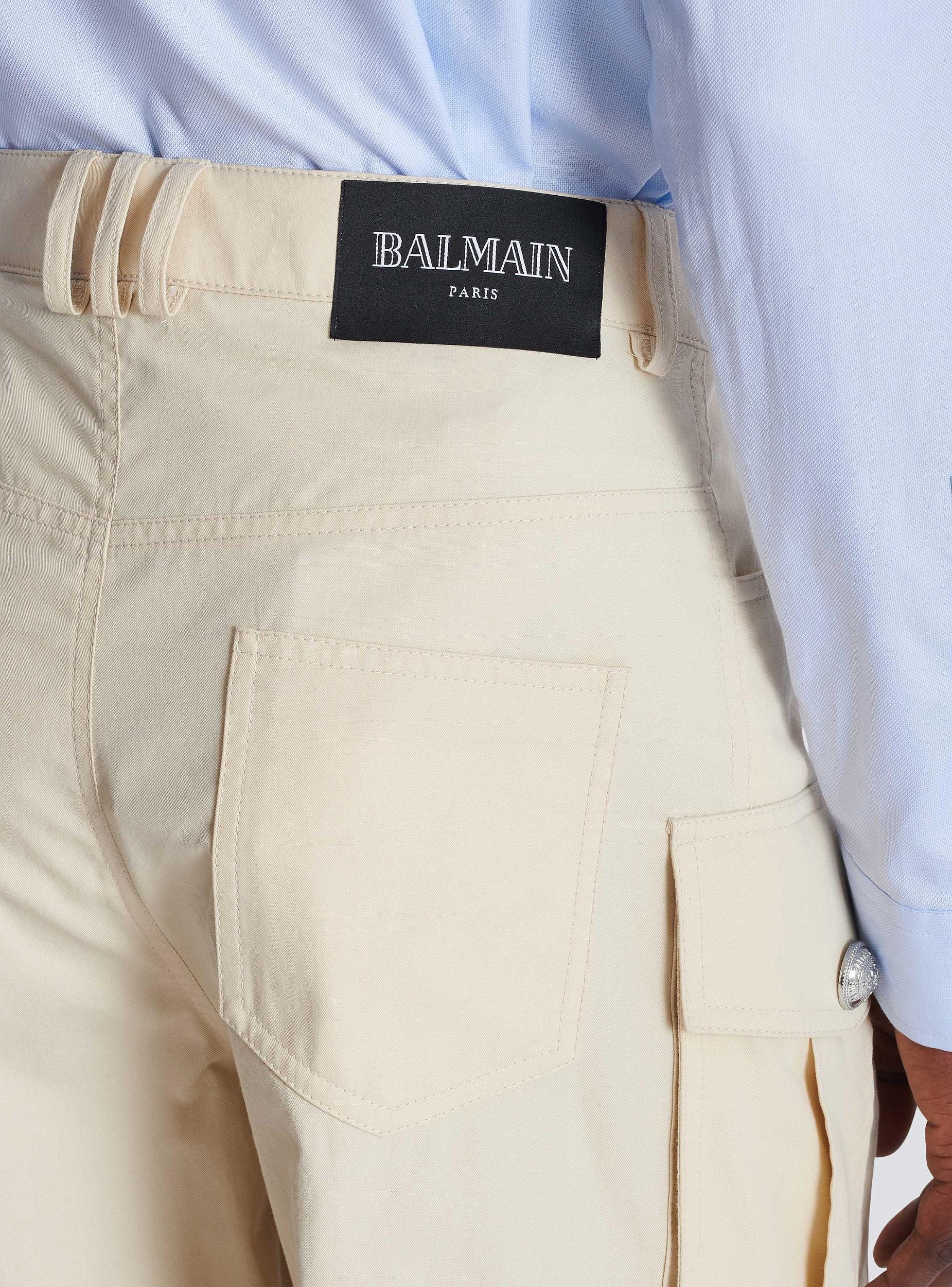 Cotton cargo Bermuda shorts Product Image