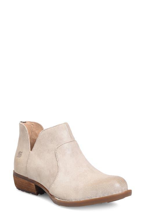 Born Kerri Suede Ankle Block Heel Booties Product Image