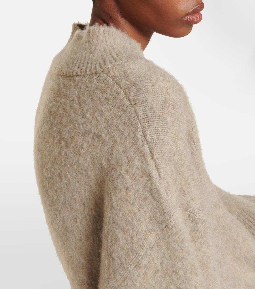 THE ROW Fayette Cashmere V-neck Sweater In Taupe Product Image