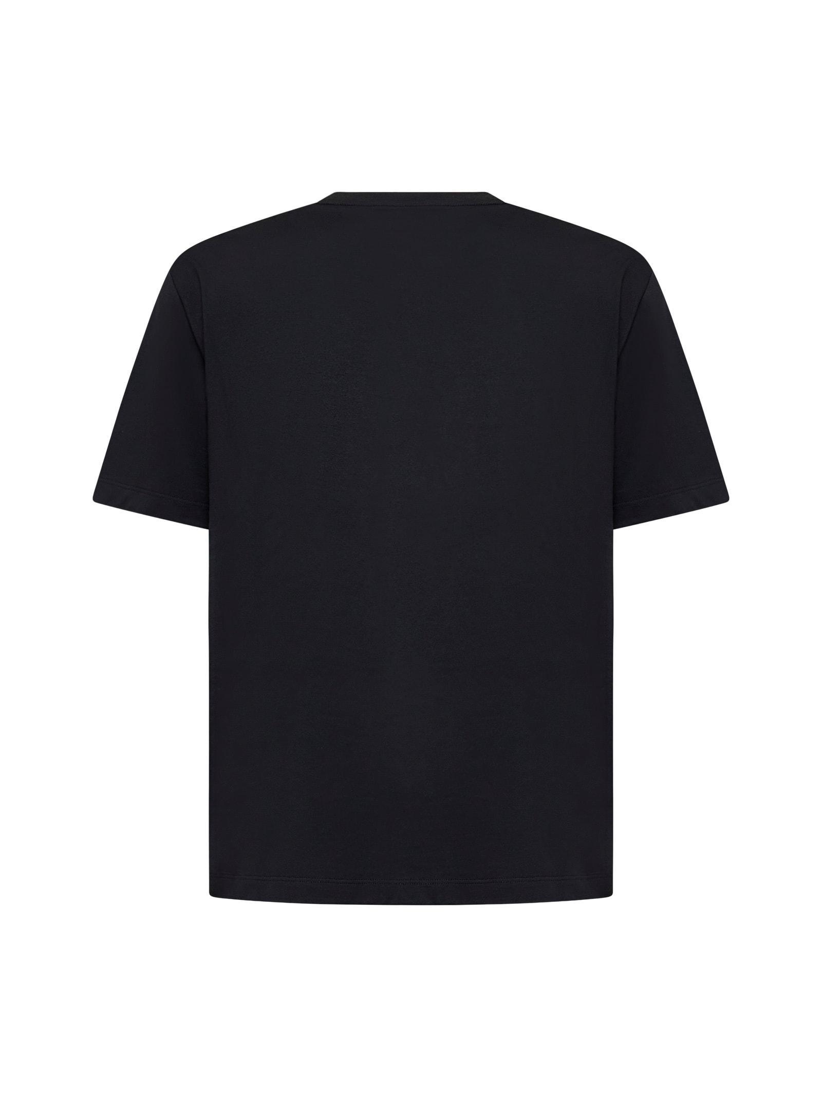 Stars Logo Printed Crewneck T-shirt In Black Product Image