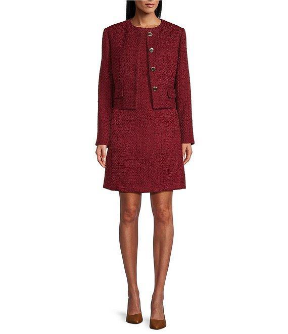 Preston & York Coordinating Margaret Tweed 4 Button Jacket Product Image