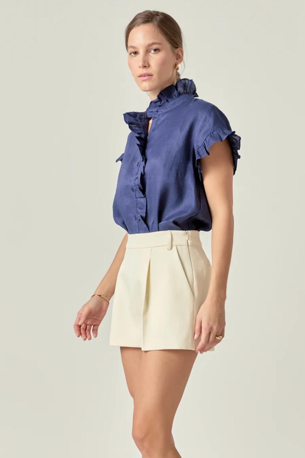 Tuck Detailed Shorts Product Image