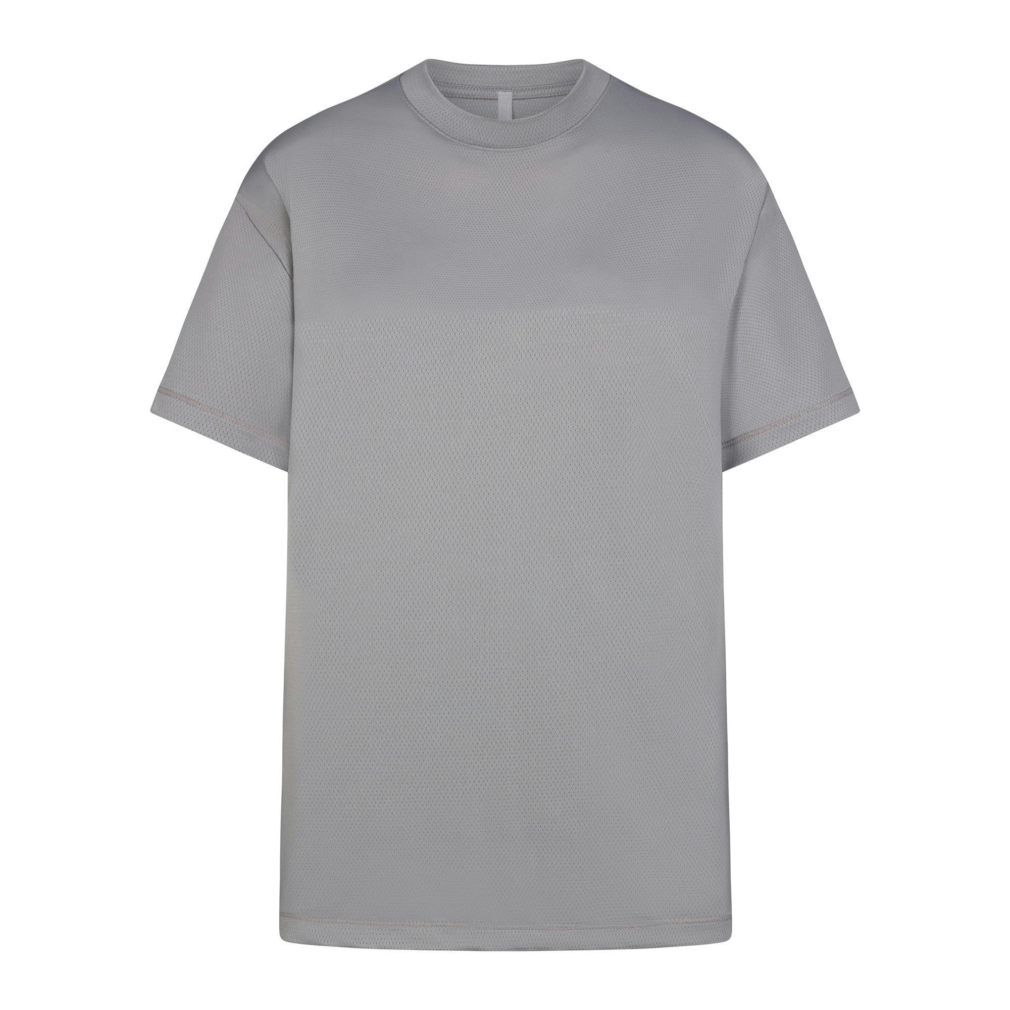 SKIMS TRACK MESH OVERSIZED T-SHIRT | PACIFIC Product Image