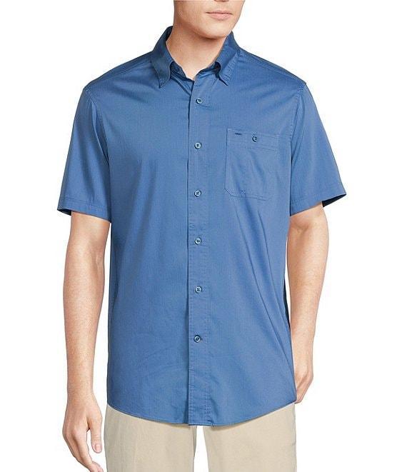 Cremieux Blue Label Performance Stretch Twill Short Sleeve Woven Shirt Product Image
