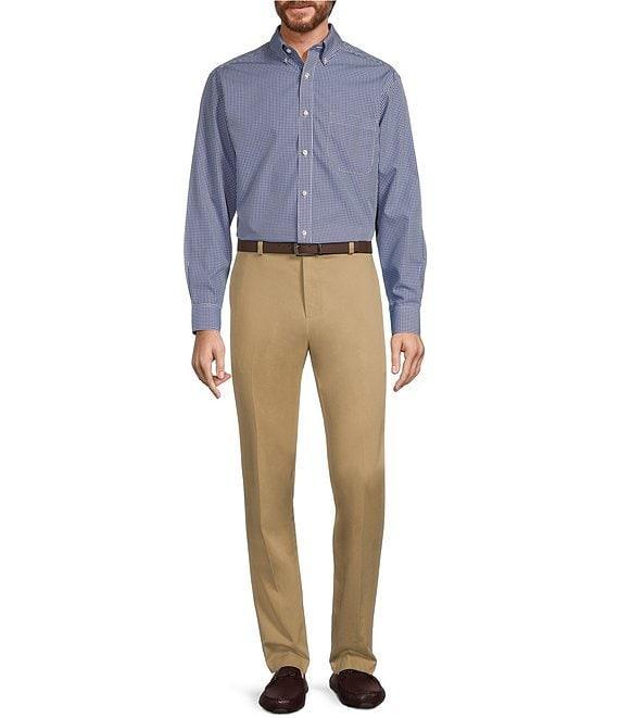 Gold Label Roundtree & Yorke Big & Tall Non-Iron Long Sleeve Small Checked Print Sport Shirt Product Image