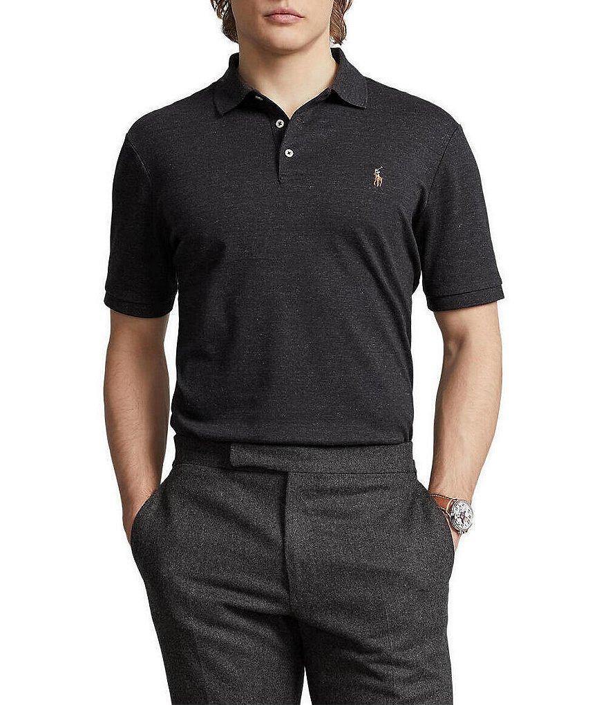 Polo Ralph Lauren Big & Tall Classic Fit Soft Cotton Multi-Colored Pony Polo Shirt Product Image