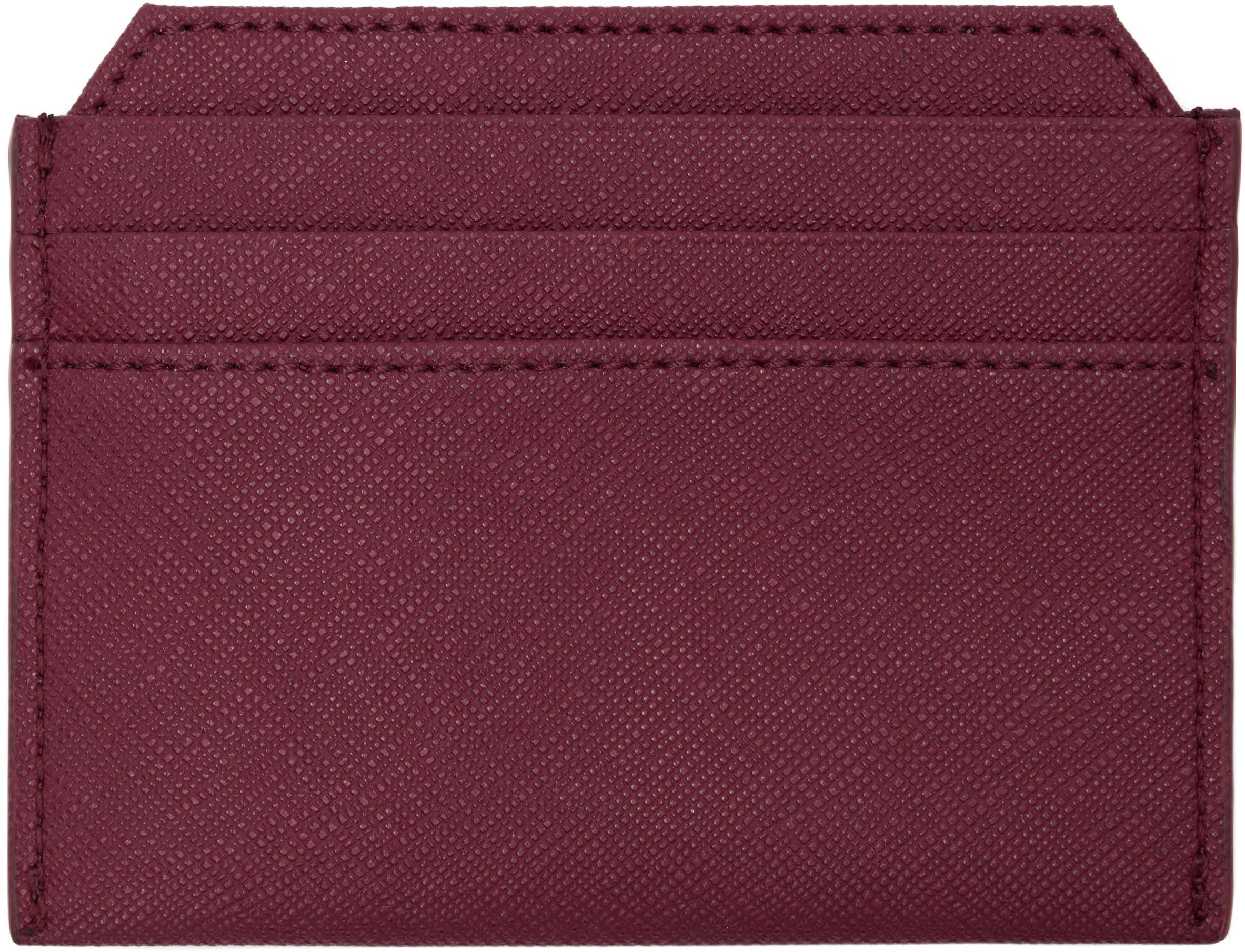 VIVIENNE WESTWOOD Red Slim Card Holder In Aw24-h407 Product Image