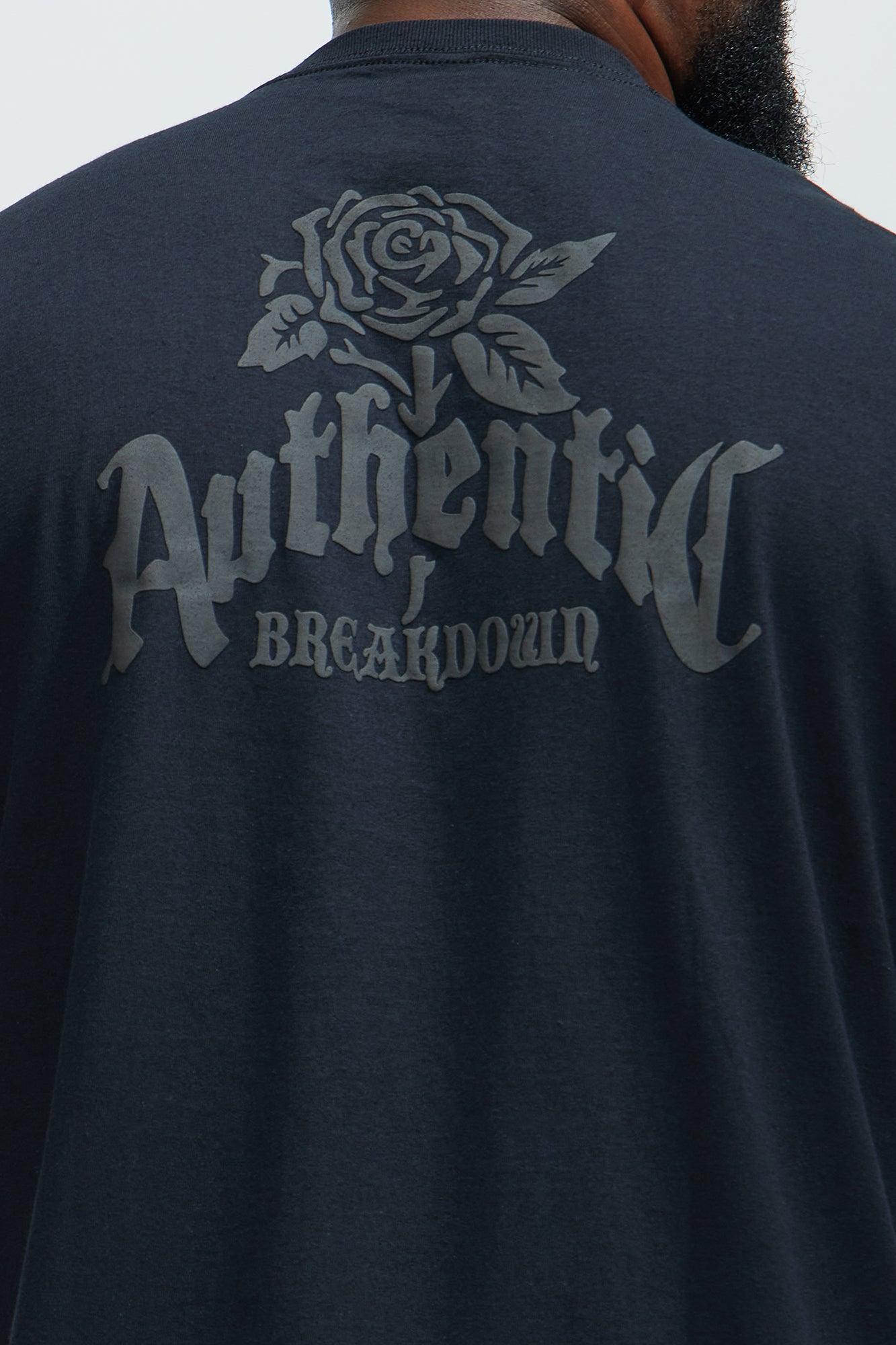 Authentic Breakdown Short Sleeve Tee - Black Product Image