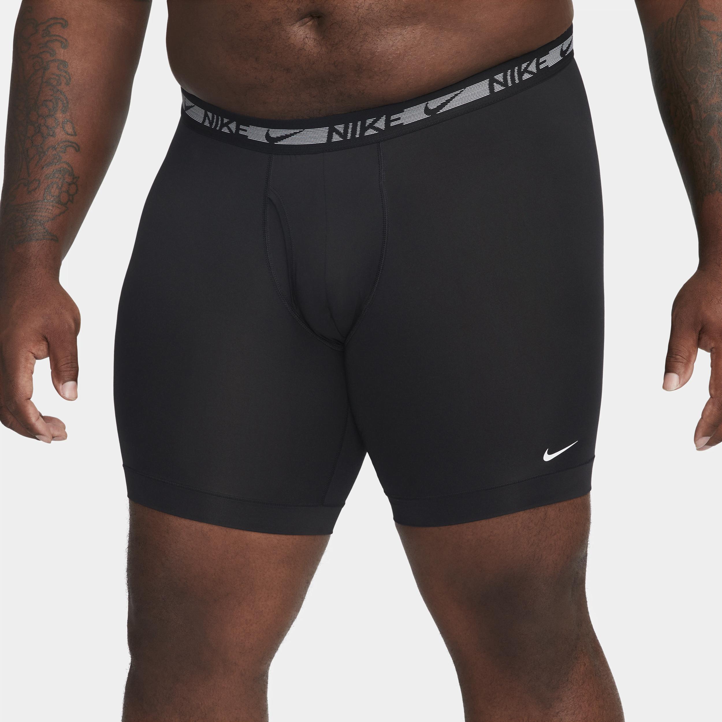 Nike Dri-FIT Ultra Stretch Micro Mens Long Boxer Brief (3-Pack) Product Image