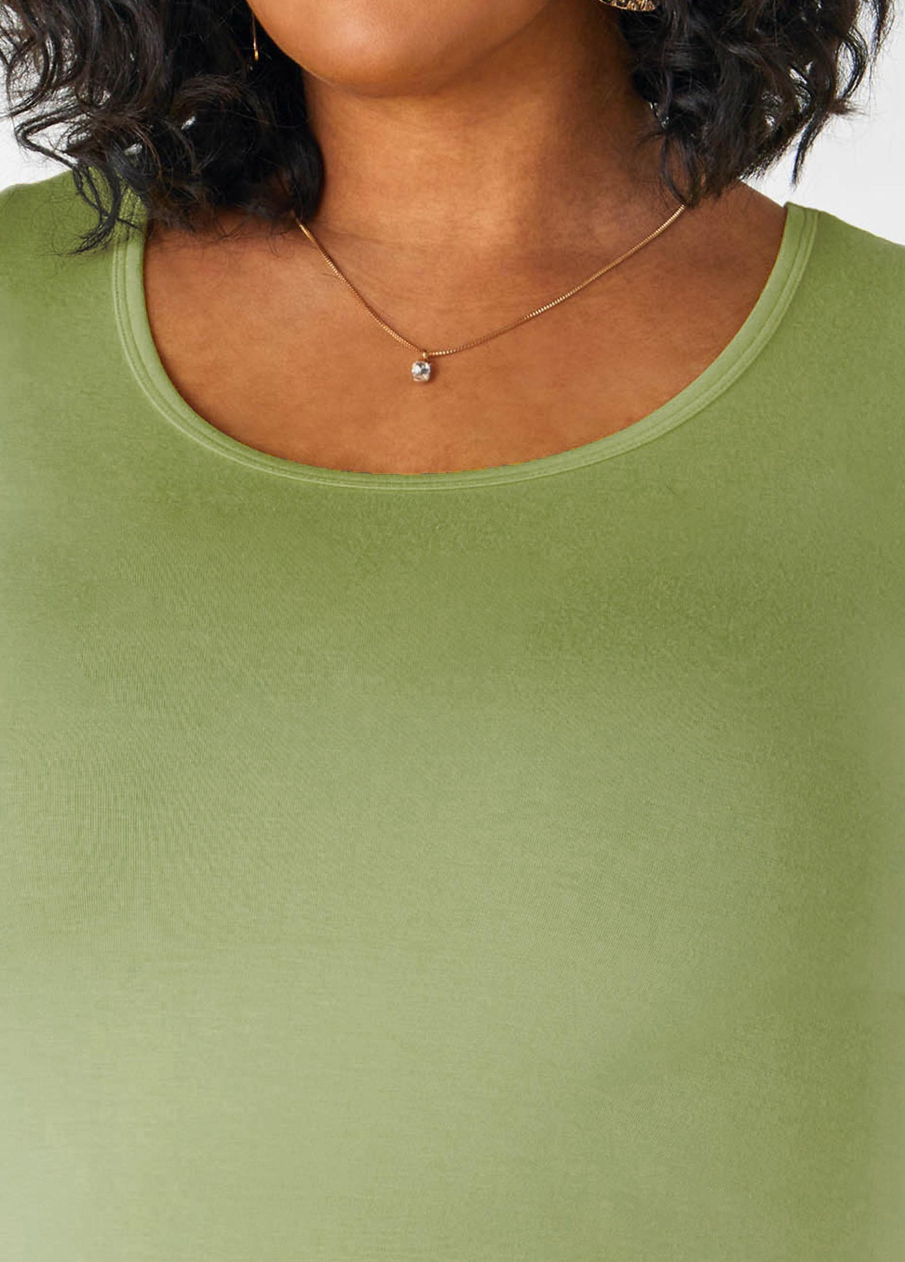 Plus Size The Basic Jersey Tee Ashley Stewart Product Image