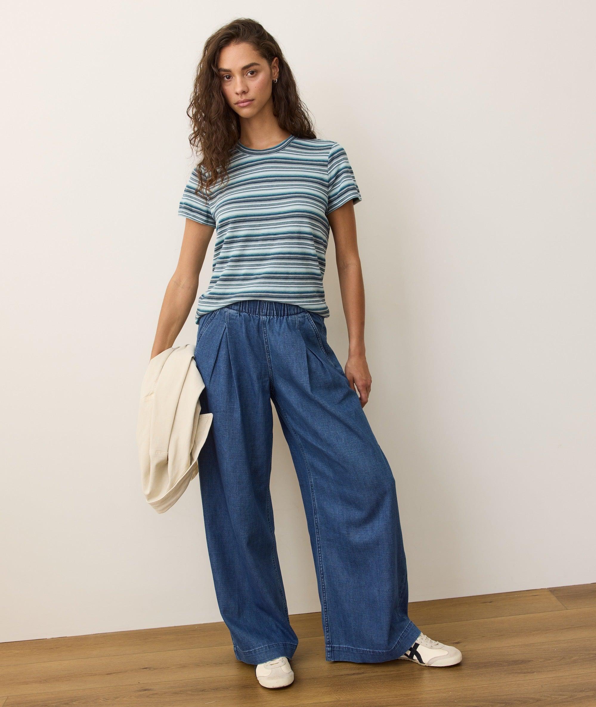 Jacquard Stripe Tee Product Image