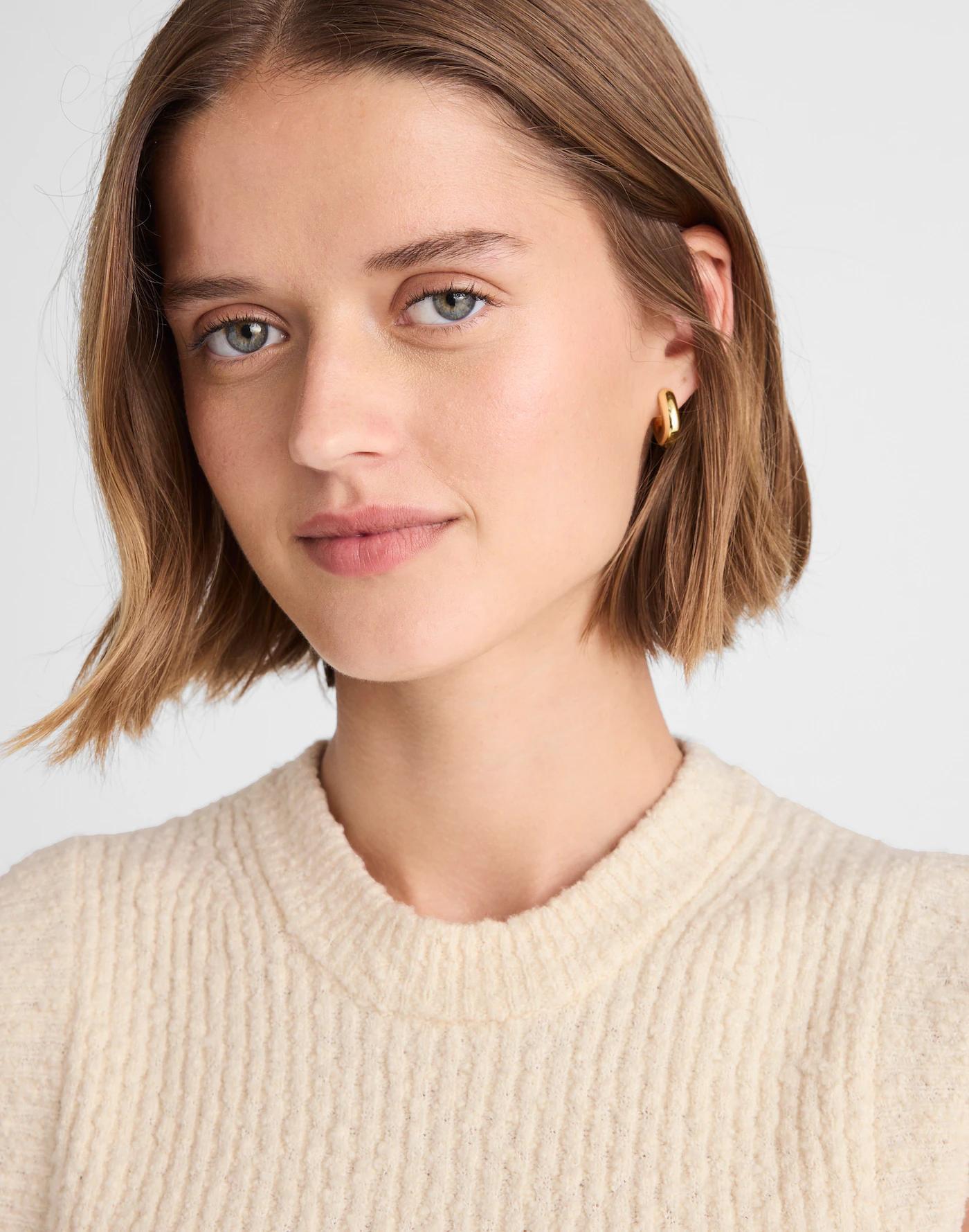 Bouclé-Knit Sweater Tank Product Image