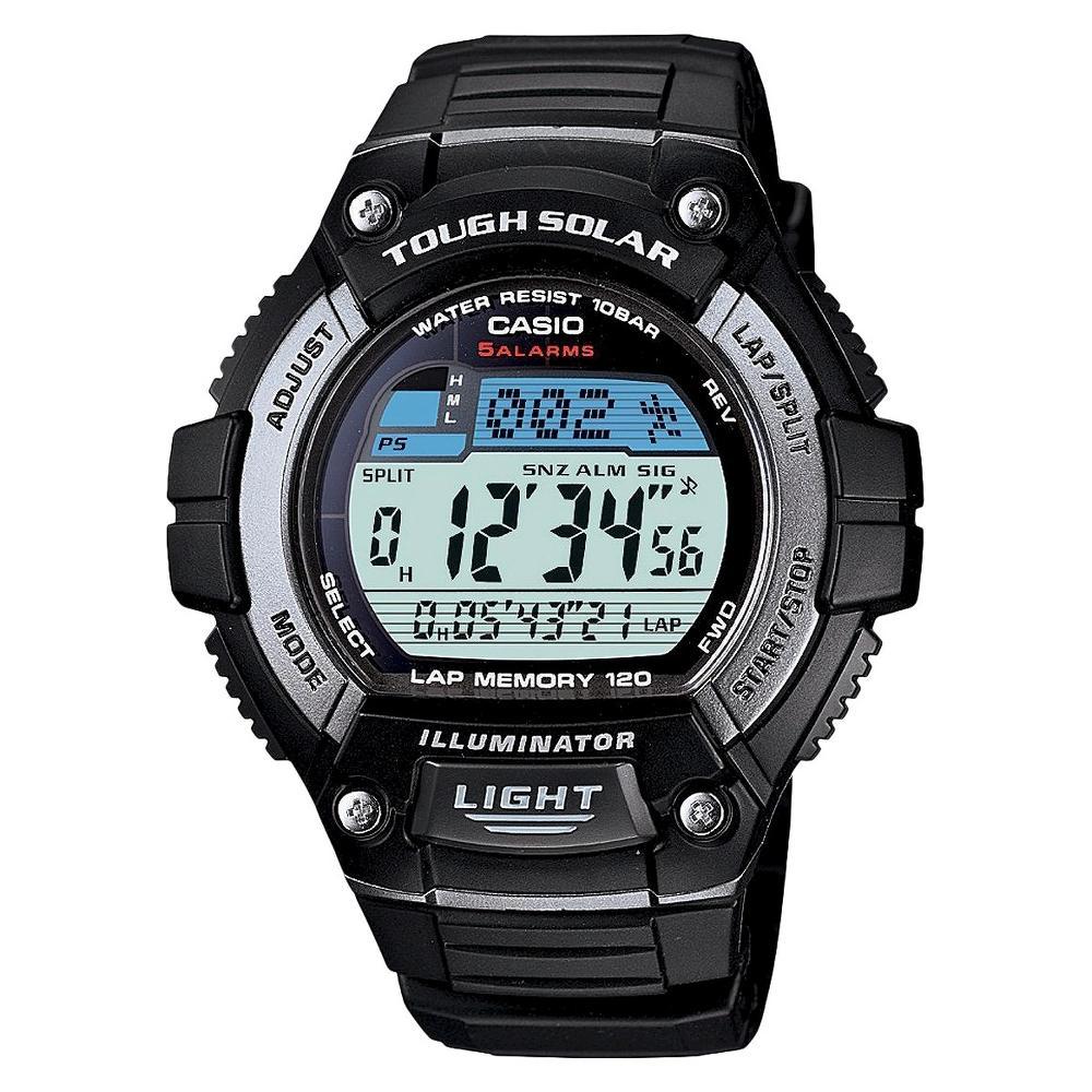 Men's Casio Solar Sport Watch - Black (AQS810W-1AVCF) Product Image