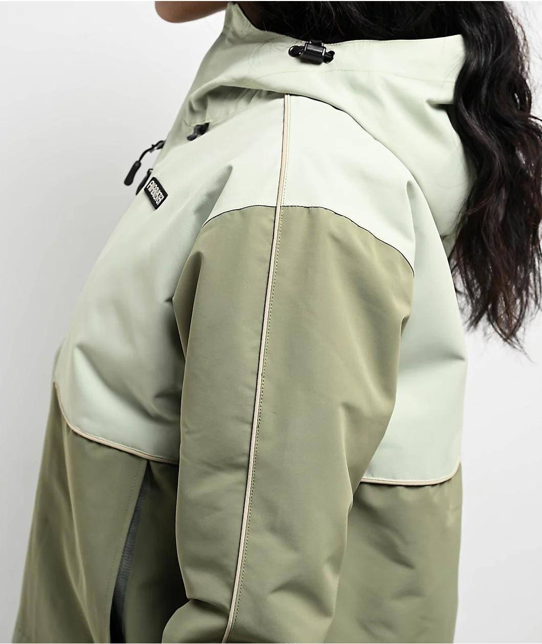 Airblaster Lady Revert Matcha 10K Snowboard Jacket Product Image