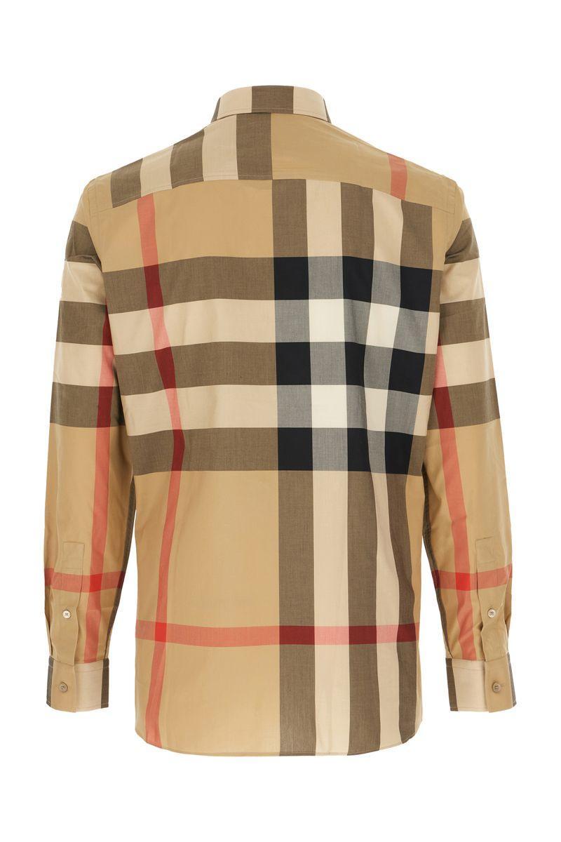 checkered cotton shirt Product Image