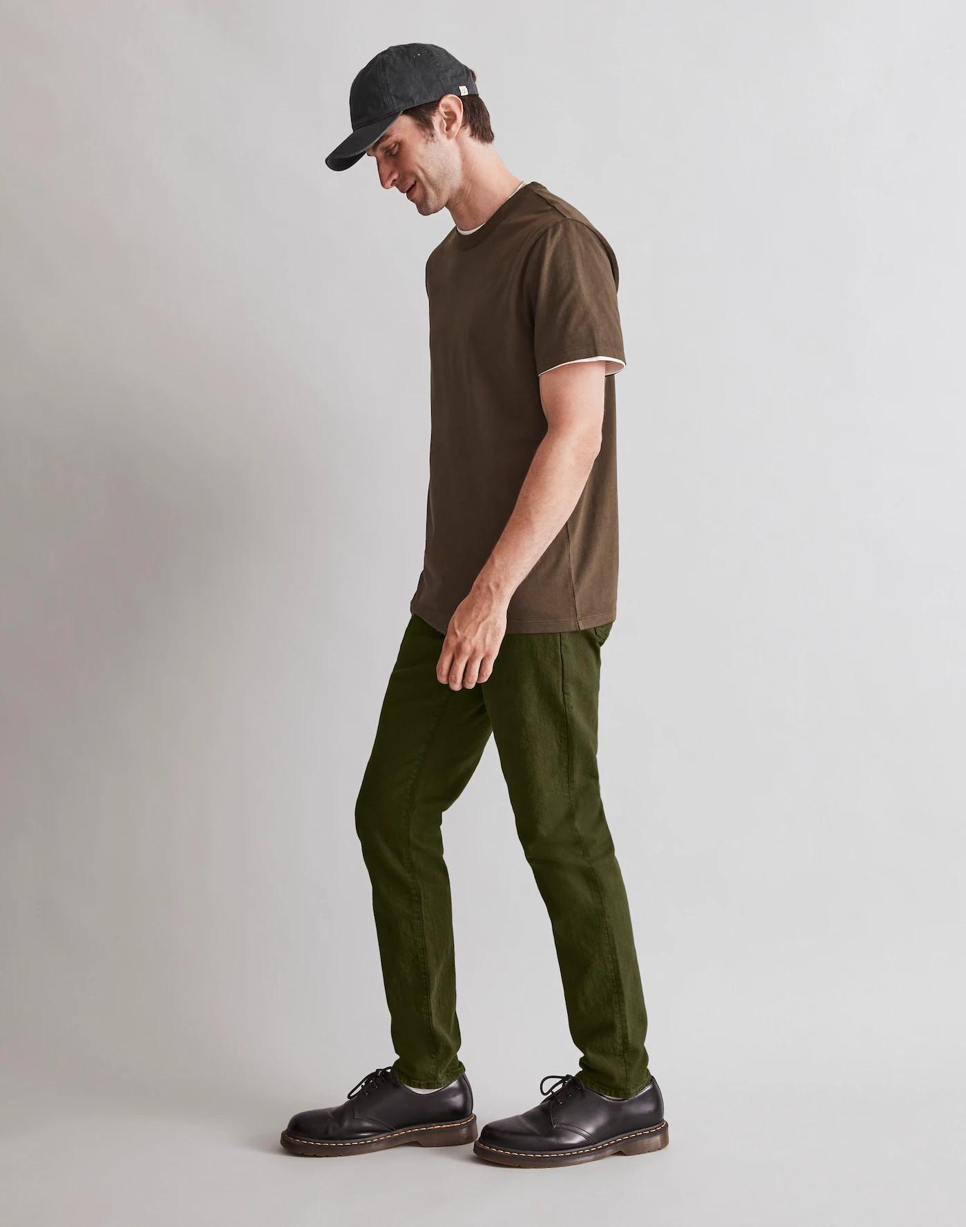 Garment-Dyed Slim Jeans Product Image