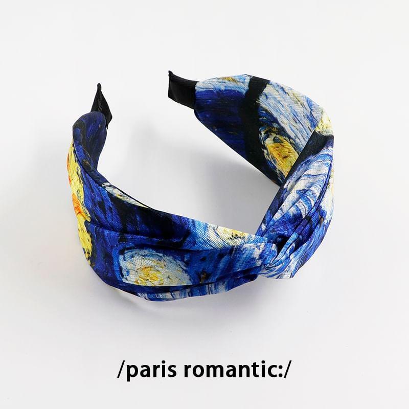 Print Knot Headband / Bow Scrunchie Product Image