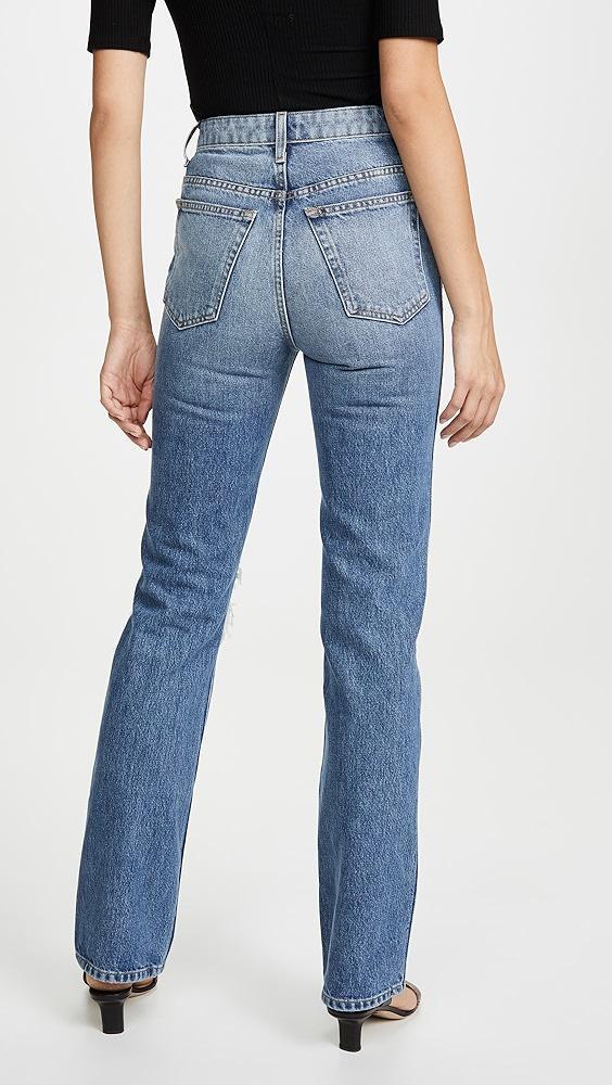 Khaite Danielle High Rise Stovepipe Jeans | Shopbop Product Image