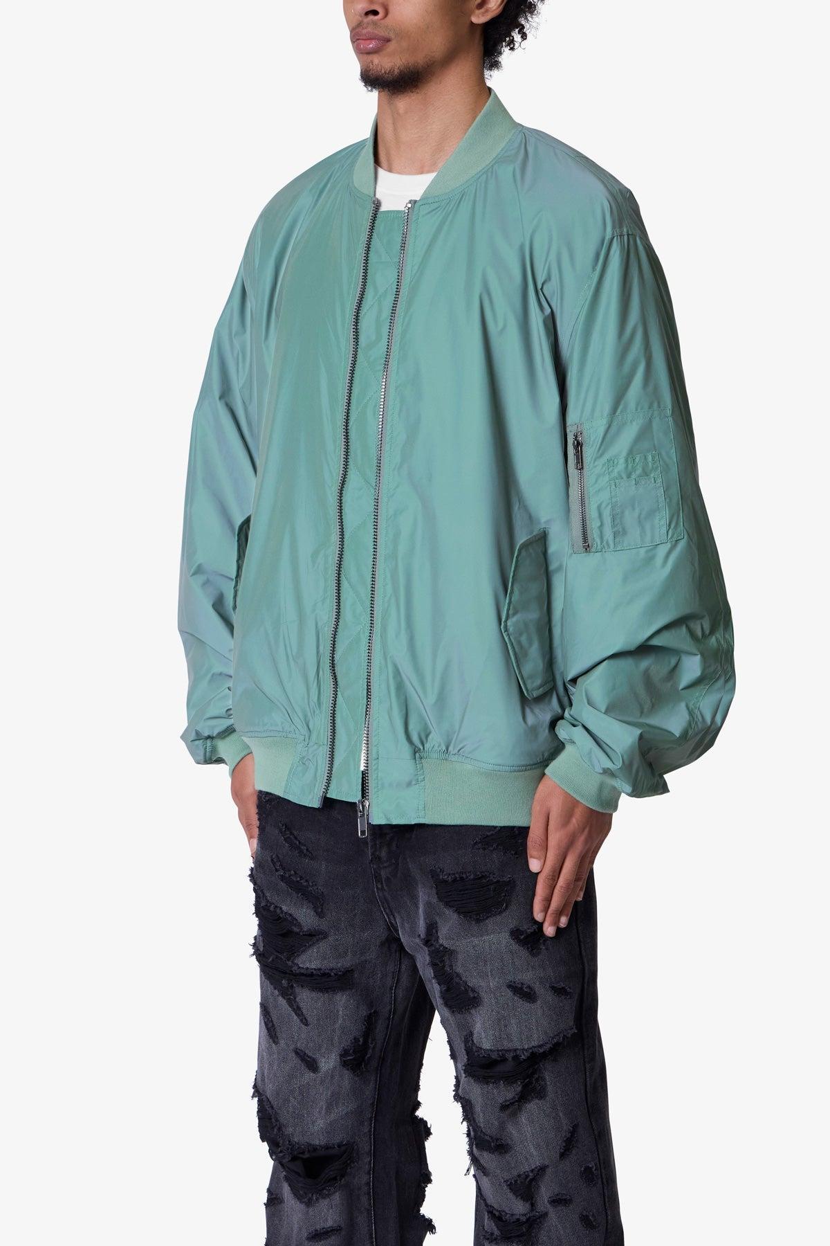 High Visibility Bomber Jacket - Olive Product Image