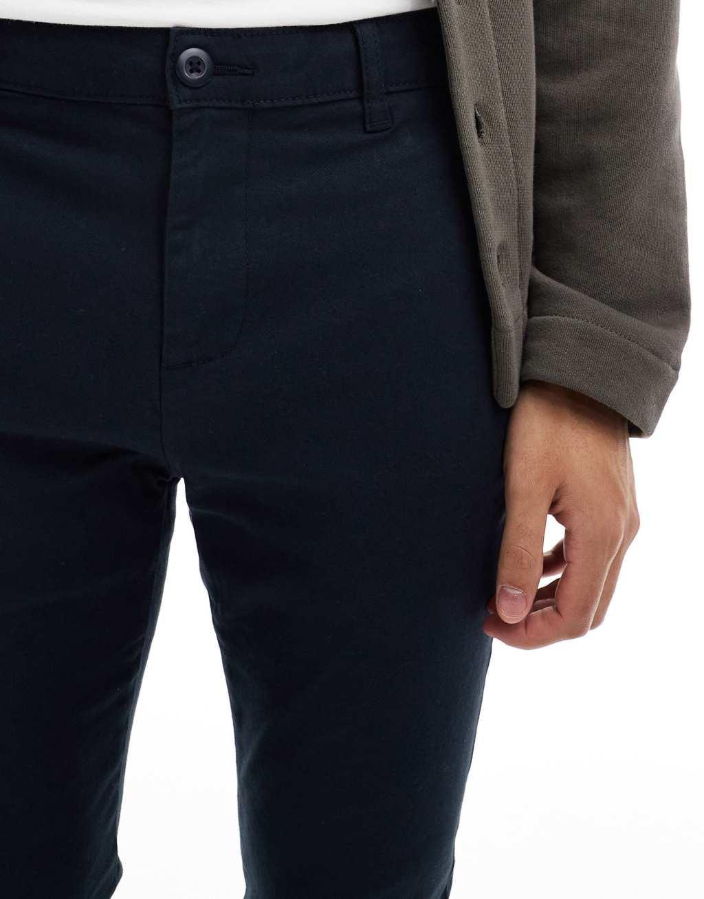 ASOS DESIGN 2 pack skinny chinos Product Image