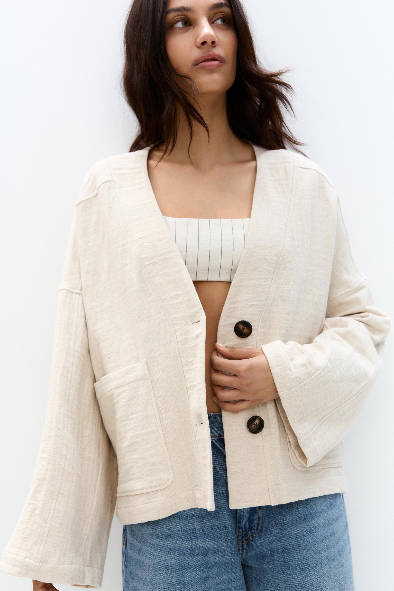 Rustic kimono jacket Product Image
