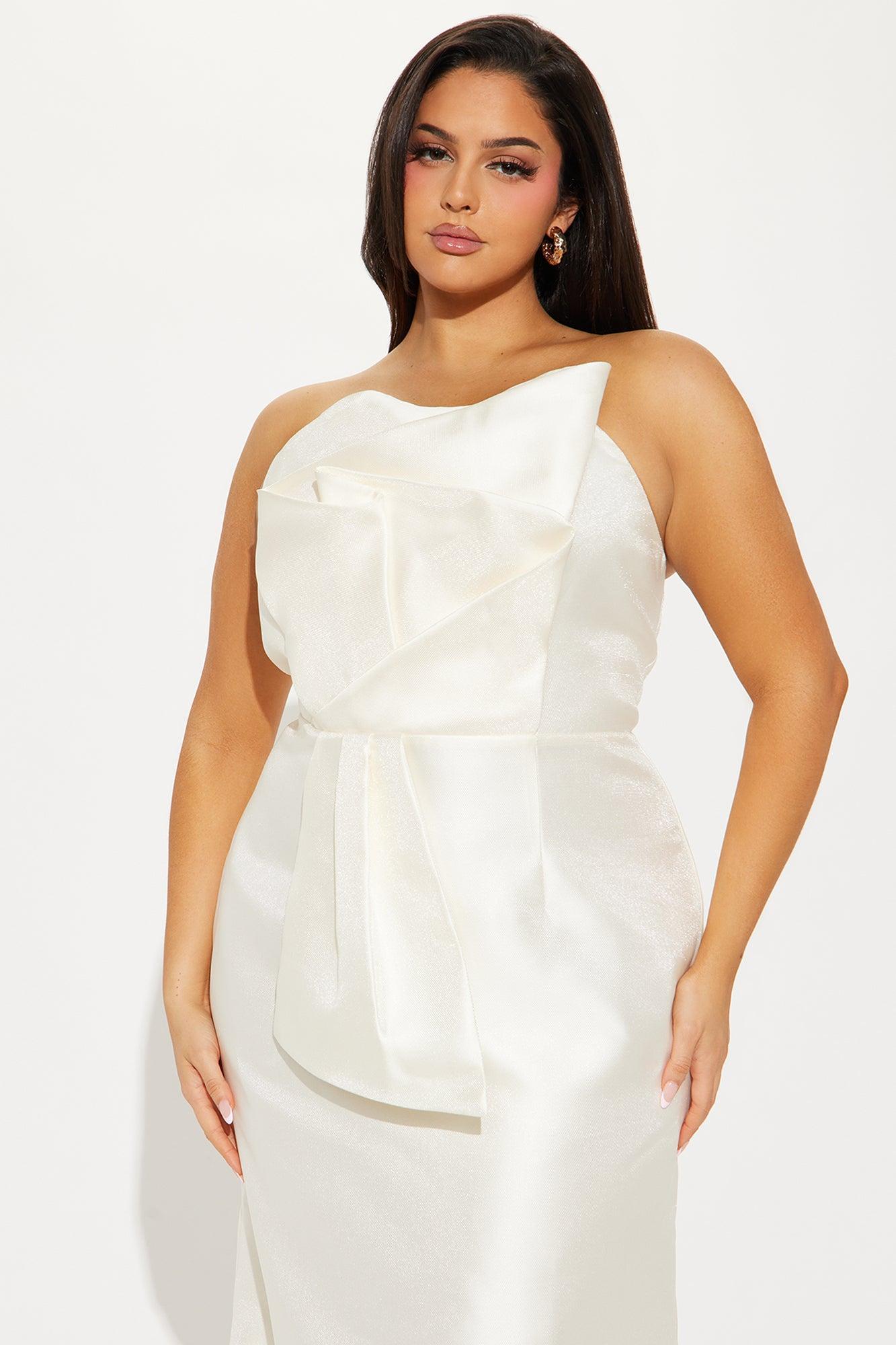 Penny Strapless Gown - Ivory Product Image