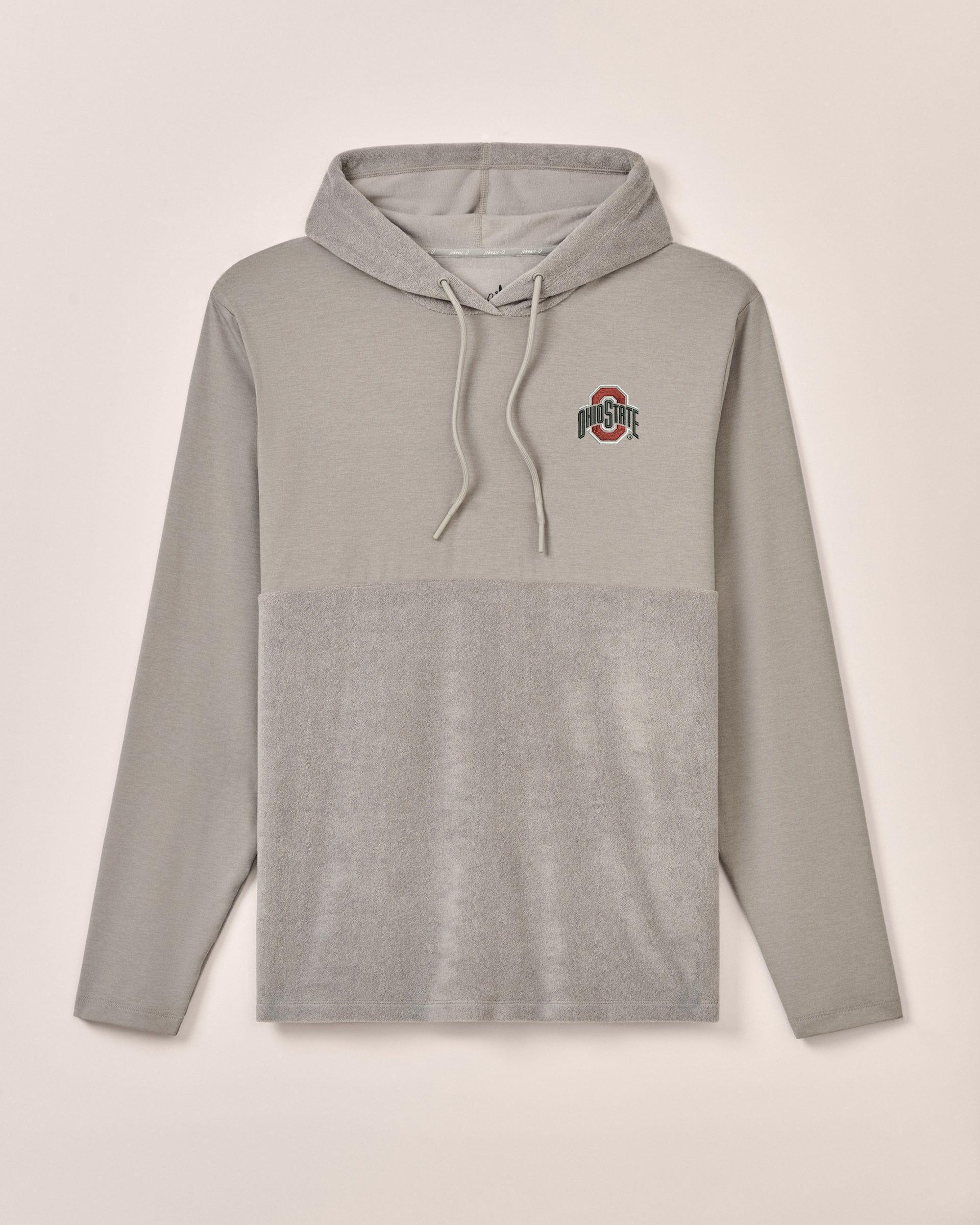 Ohio State Haggard Mixed Media Hoodie Product Image