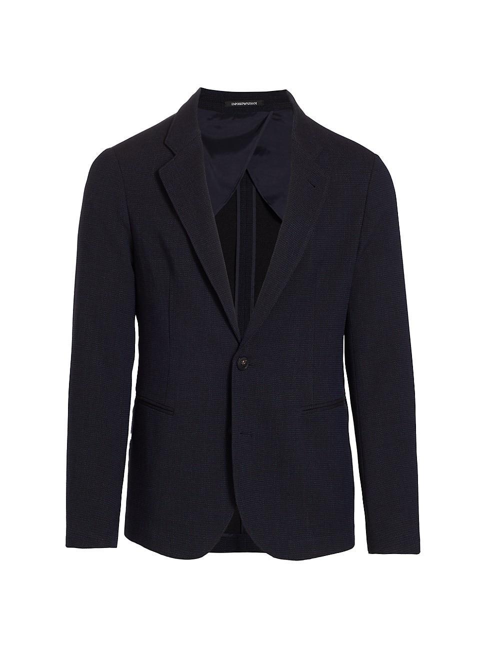 Mens Textured Wool Sport Coat Product Image