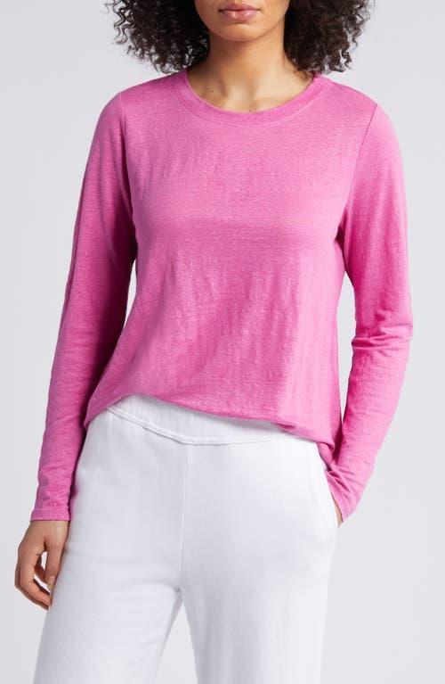 Eileen Fisher Crew Neck Long Sleeve Tee Women's Clothing Product Image