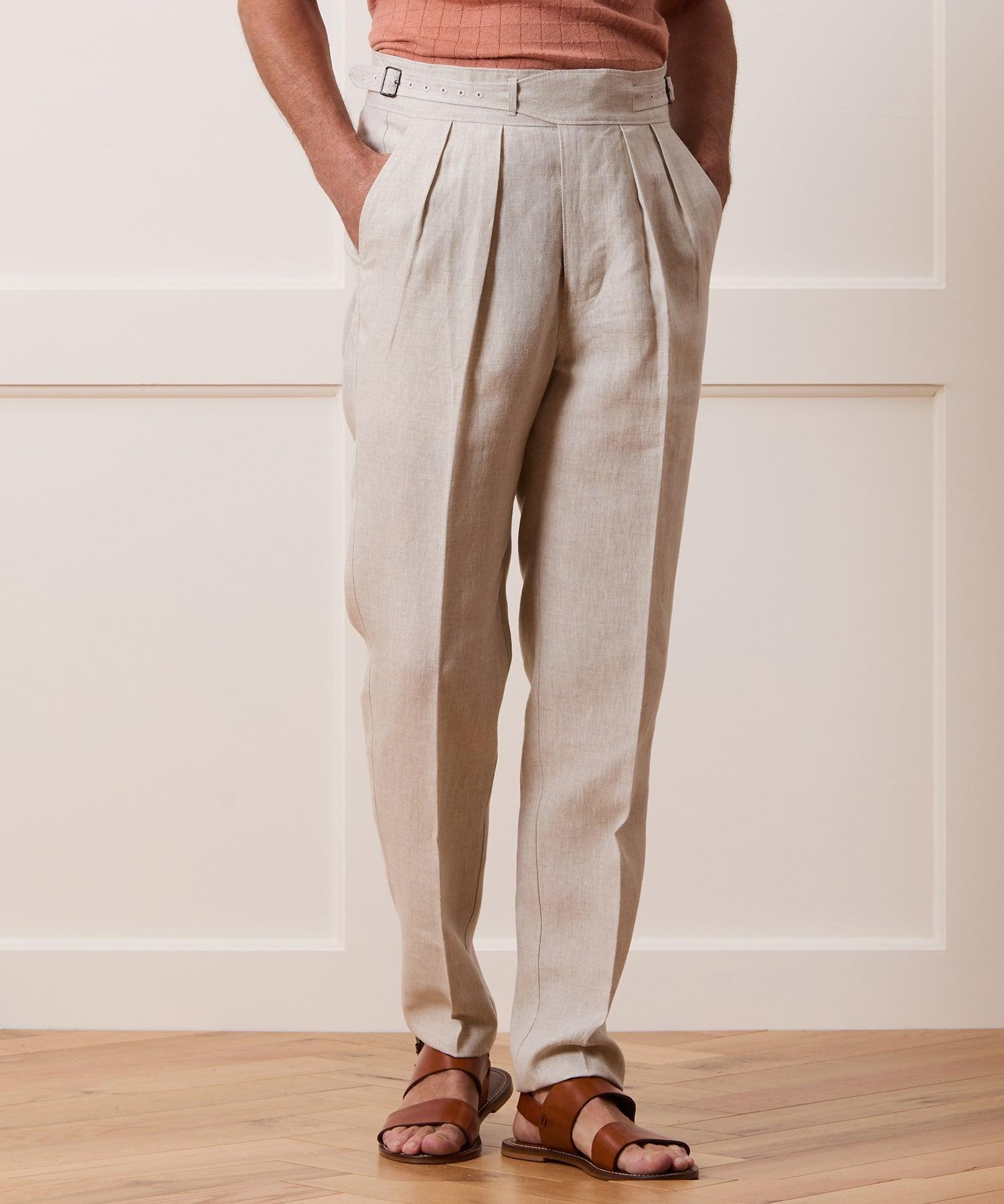 Irish Linen Gurkha Trouser Product Image