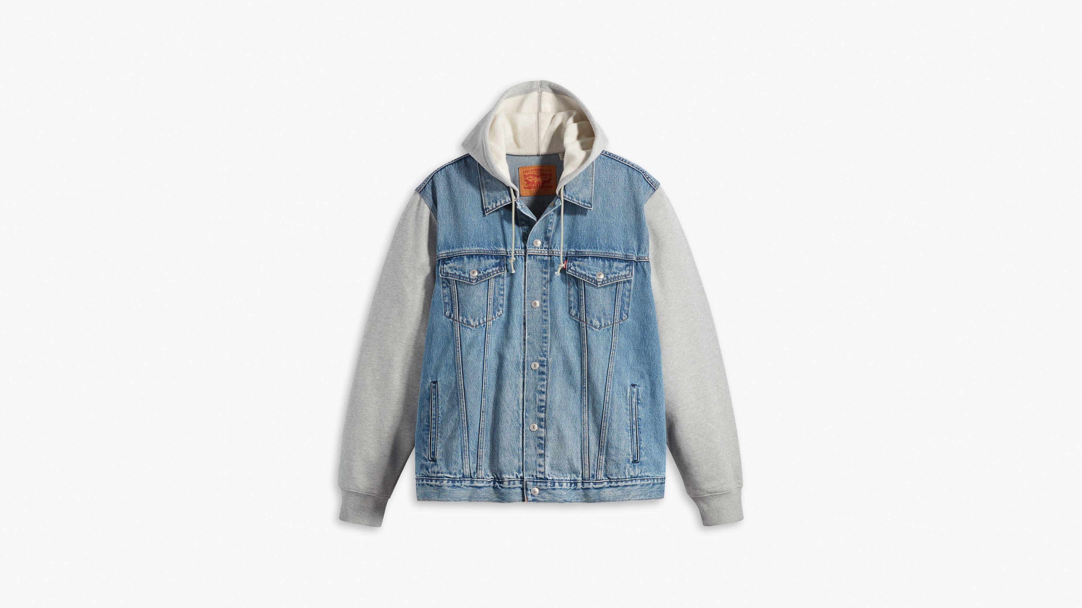 Hybrid Hoodie Trucker Jacket (Big) Product Image