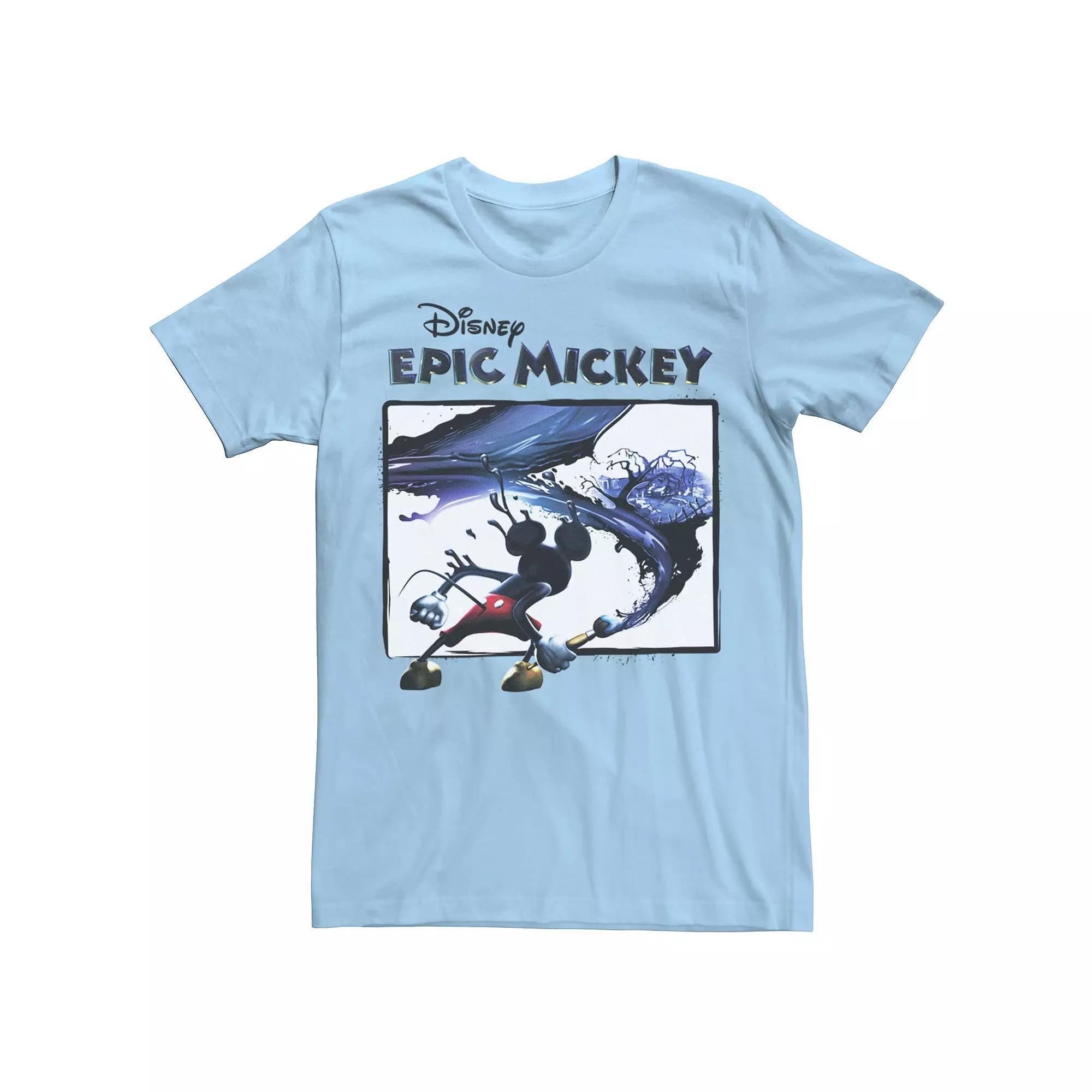 Disney's Epic Mickey Men's Painting Portrait Tee,  Product Image