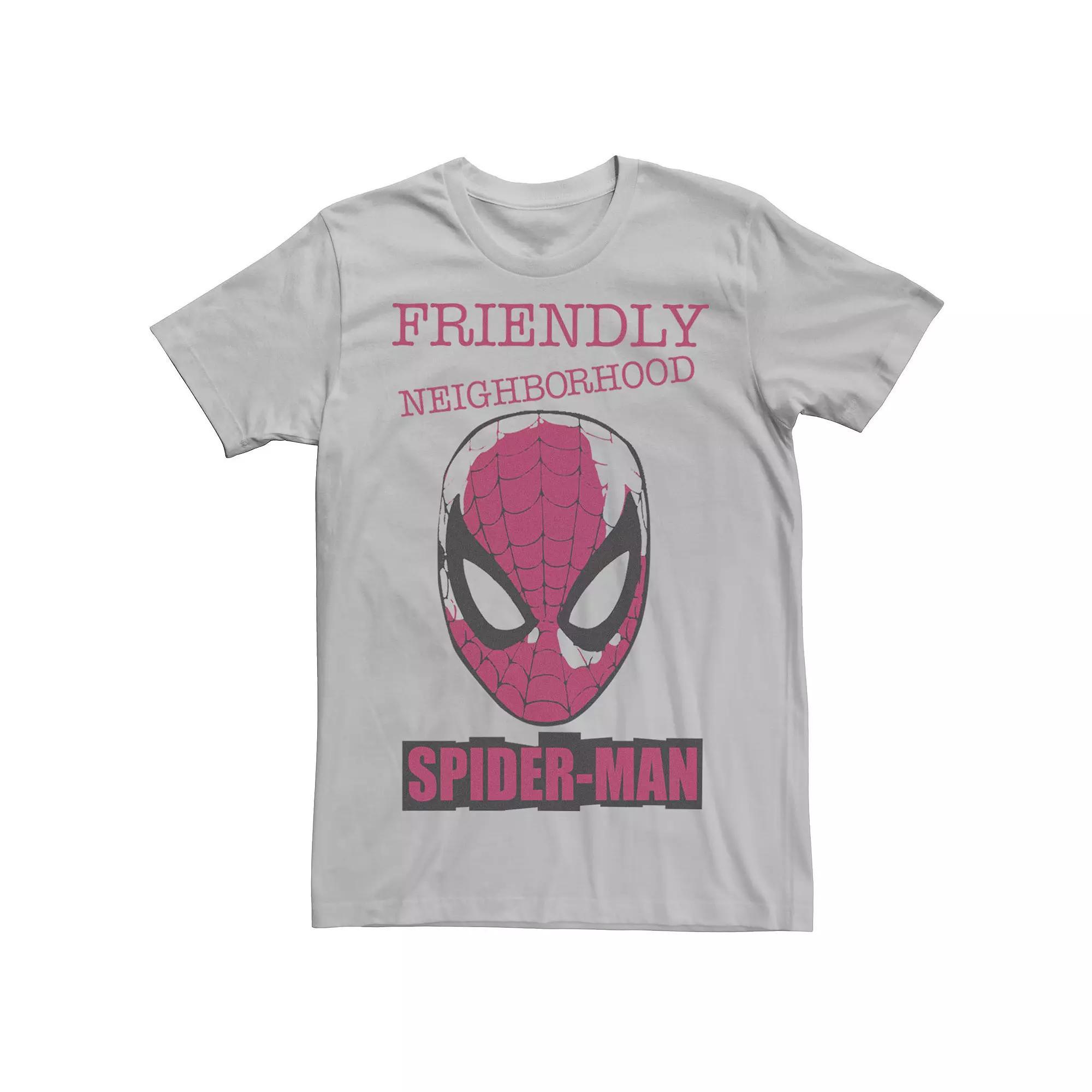 Mens Marvel Spider-Man Friendly Neighborhood Tee Product Image