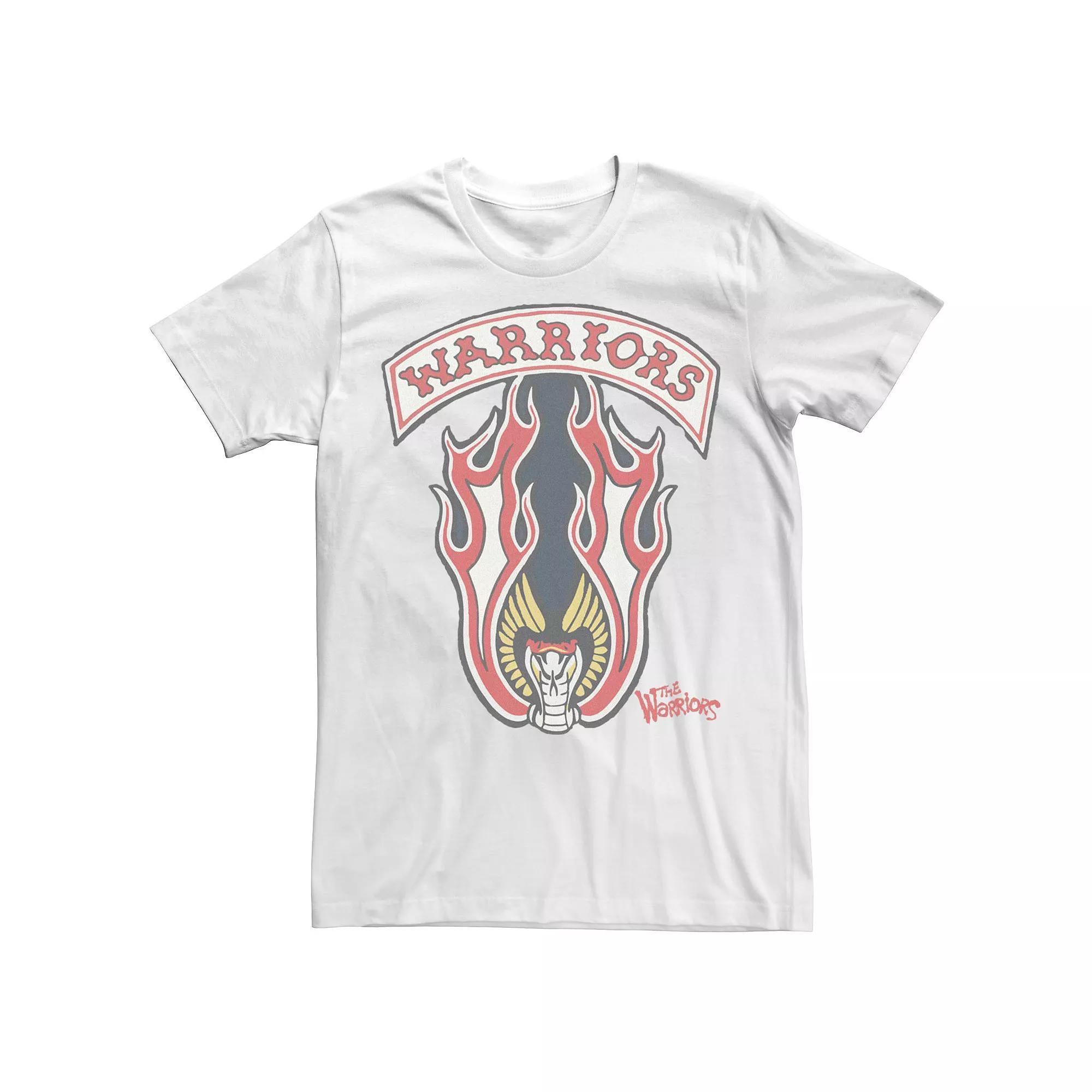 Men's The Warriors Snake Emblem Tee, Size: Medium, White Product Image