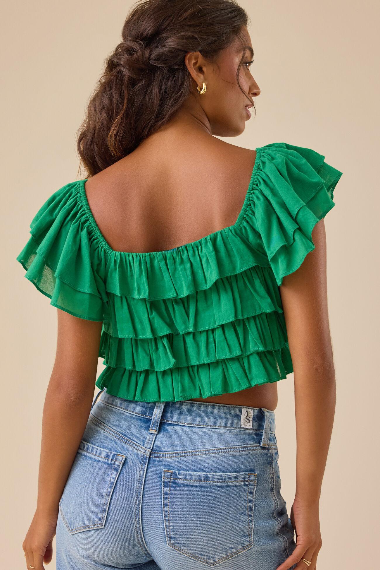 Simone Ruffle Top Product Image