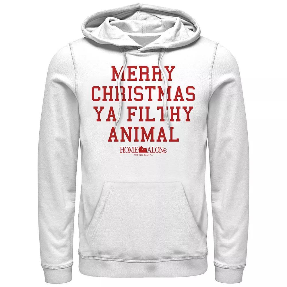 Big & Tall Home Alone Merry Christmas Ya Filthy Animal Graphic Hoodie, Men's,  Product Image