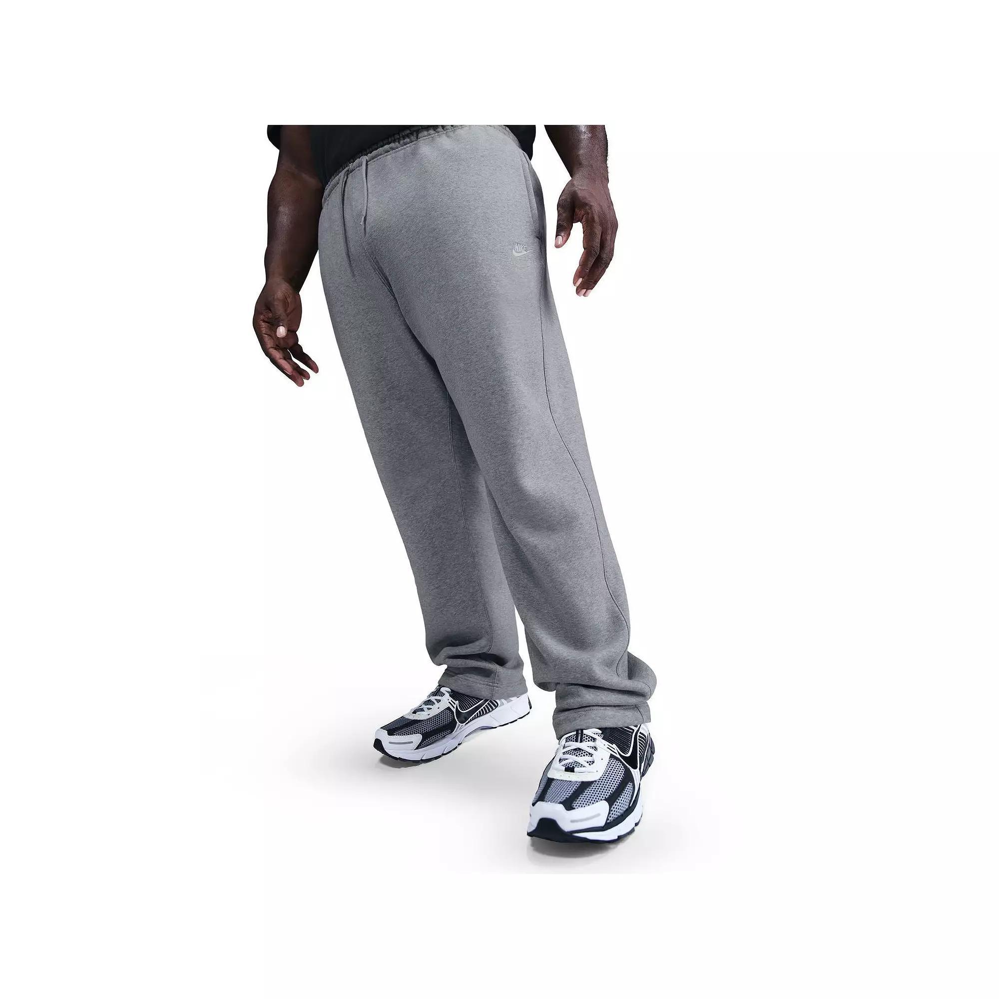 Nike Mens Club Open-Hem Fleece Pants | FN3730-451 Product Image