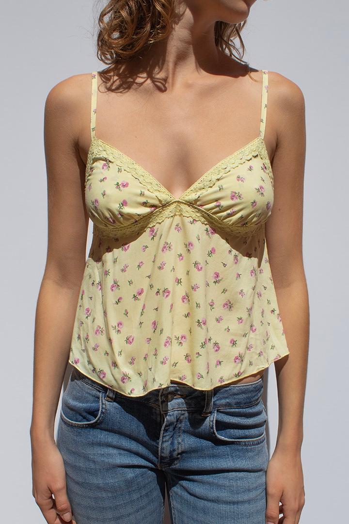 Lace V-neck top Product Image