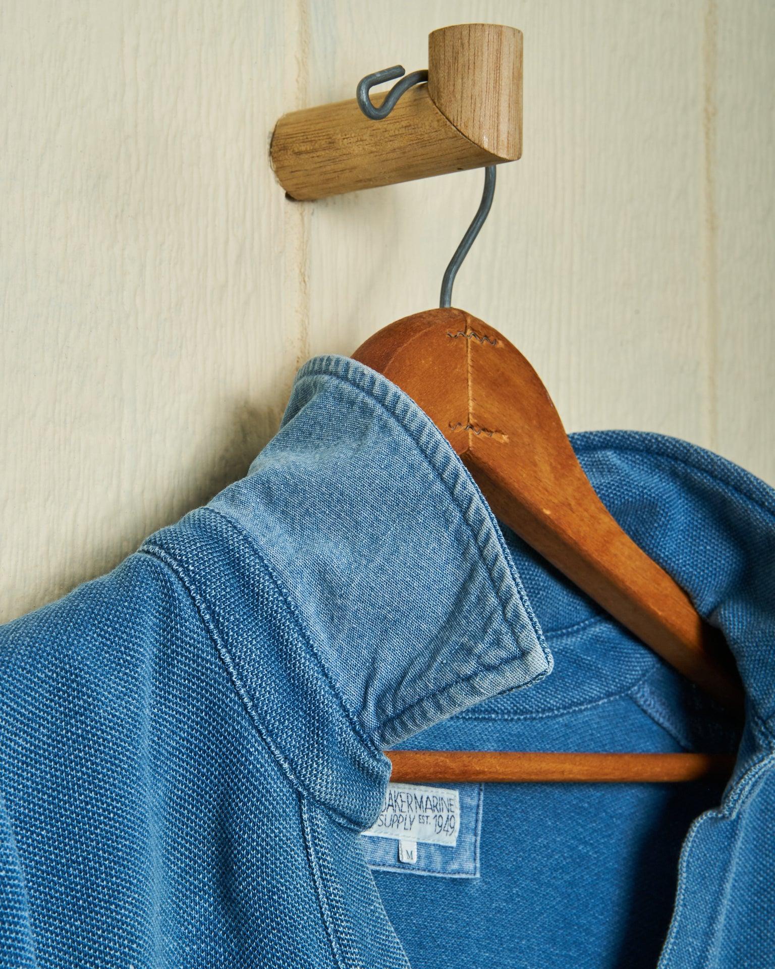 Indigo Inlet Pullover in Heavyweight Pique Product Image