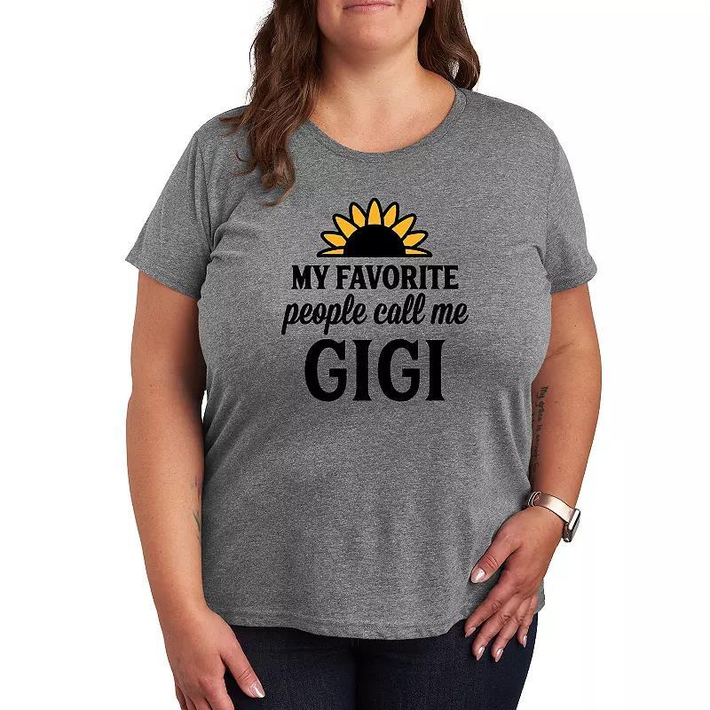 Plus Favorite People Gigi Graphic Tee, Womens Product Image